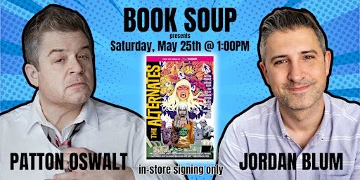 Patton Oswalt and Jordan Blum sign From the World of Minor Threats | Book Soup