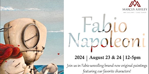 Meet the Artist - Fabio Napoleoni - August 23rd & 24th | Marcus Ashley Gallery
