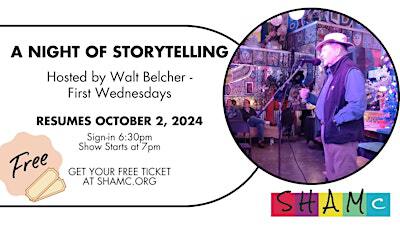A Night of Storytelling with Walt Belcher | Safety Harbor Art And Music Center