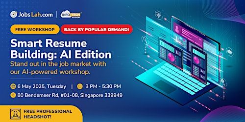 Smart Resume Building: AI Edition (Free Workshop) | Info-Tech Systems Integrators Pte Ltd