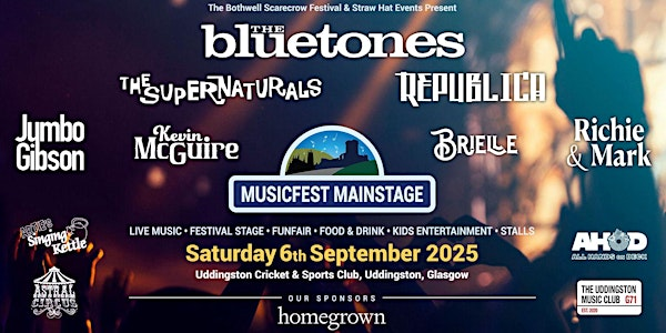 Musicfest Mainstage 2025 | Uddingston Cricket & Sports Clubs