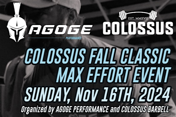 Max Effort | Colossus Barbell Club