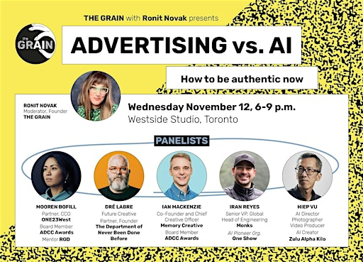 THE GRAIN. Advertising vs. AI: How to be authentic now | Westside Studio