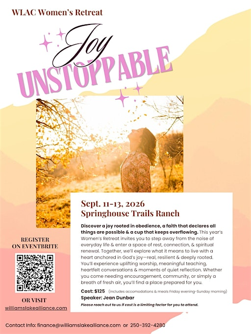 Joy Unstoppable: WLAC Women's Retreat | Springhouse Trails Ranch
