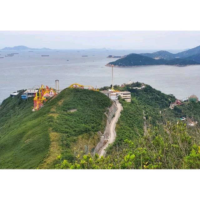 俯瞰海洋公園。南朗山