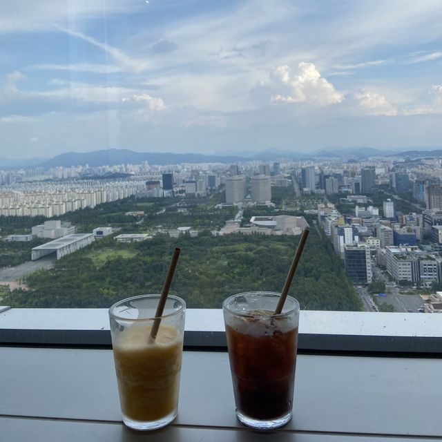 대전 뷰 예쁜 신세계백화점 38층 스타벅스