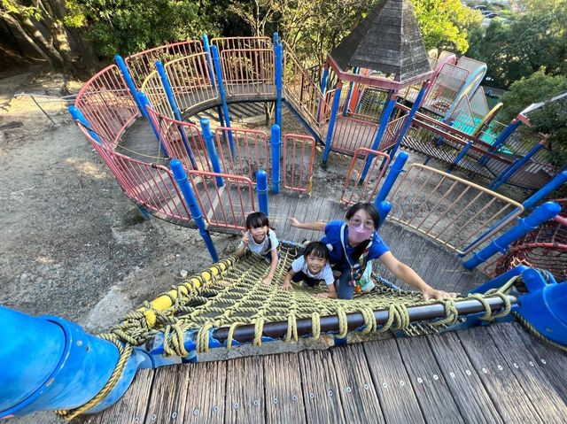 福岡超大免費親子兒童公園 #免費滑草場