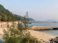 Accessible and beautiful beach, Sharp Island. 