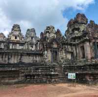 Historic Hindu temple with pyramid shape