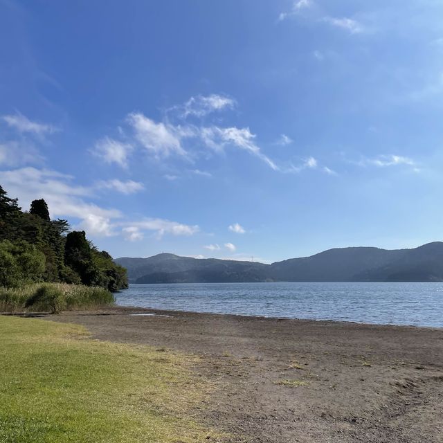 【箱根】箱根園ステージから見える芦ノ湖