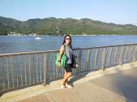 Silvermine Beach for picnic in Mui Wo Island. 