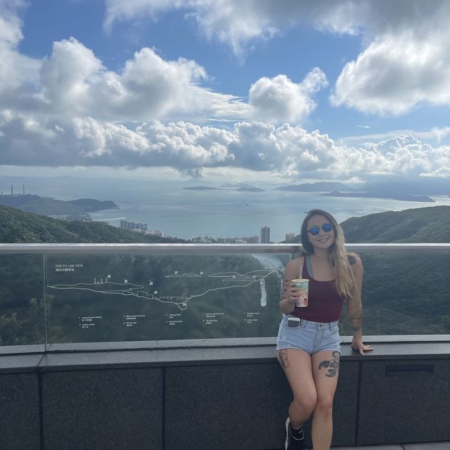  skyline and waterfront view of HK