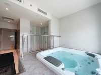 Soak in a warm jacuzzi
