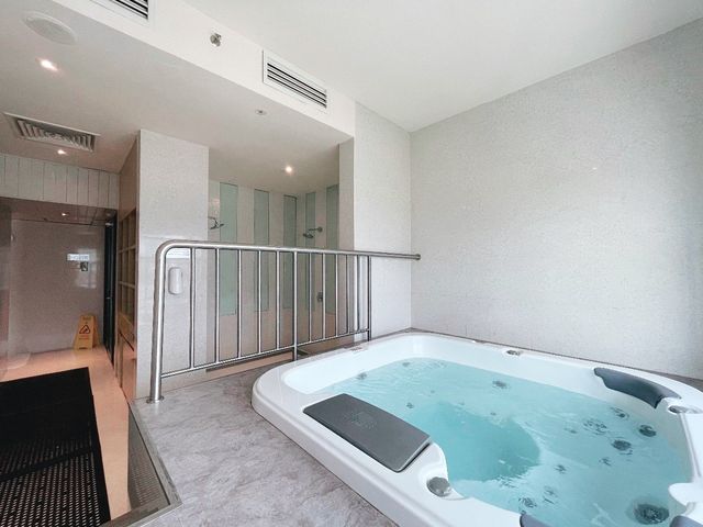 Soak in a warm jacuzzi