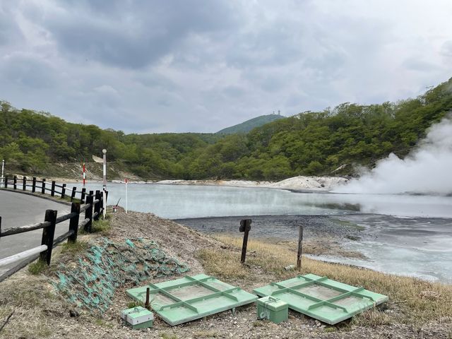 【登別温泉町】北海道の観光地！大湯沼