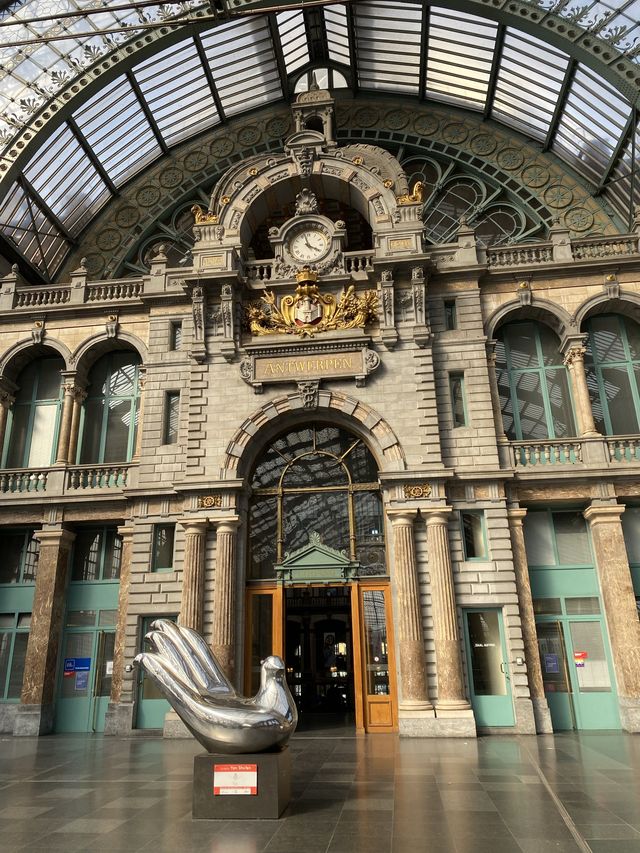 比利時🇧🇪世界最美的車站 Antwerpen安特衛普中央車站