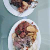 the food and the room.