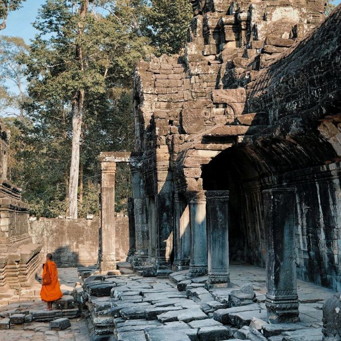 Exploring Angkor Wat in Cambodia