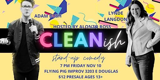 Cleanish Comedy with Lynde Langdon and Adam Bush | Flying Pig Improv