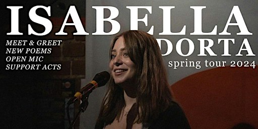 ISABELLA DORTA'S SPRING TOUR 2024 - bath | Komedia