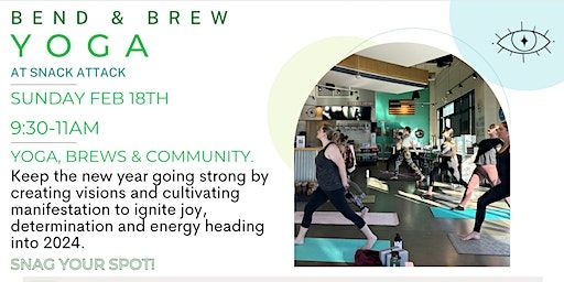 Bend and Brew Yoga | Snack Attack! Specialty Sandwiches & Brews