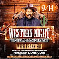 Western Night With Frank SKI | Lions Club Fairgrounds