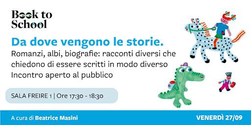 Da dove vengono le storie| incontro con l'autrice Beatrice Masini | La Libreria Erickson