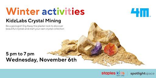 KidzLabs Crystal Mining at Staples Stock Yards Store 86 | Staples Stockyards Store 86