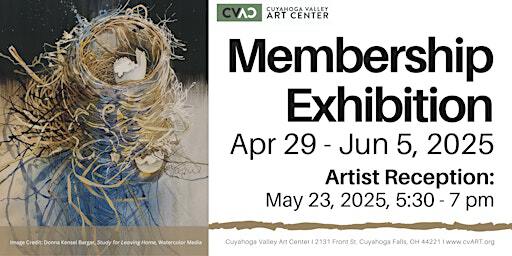 Artist Reception: Membership Exhibition | Cuyahoga Valley Art Center Inc