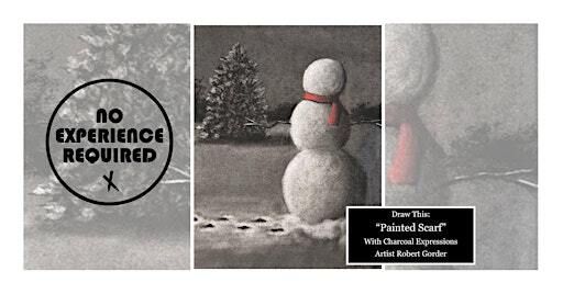 Fundraiser - Charcoal Drawing Event "Painted Scarf" in Stevens Point | Moose Family Center
