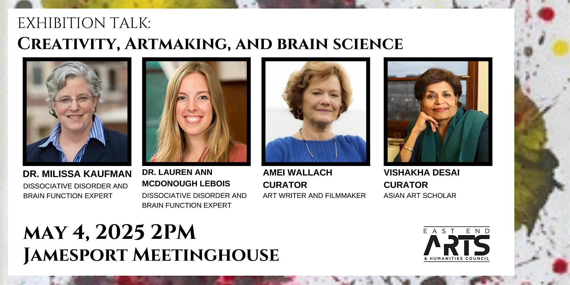 Exhibition Talk: Creativity, Artmaking, and Brain Science | Jamesport Meeting House