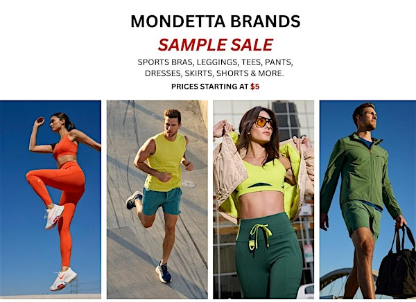 MONDETTA BRANDS SAMPLE SALE | 1349 Border St