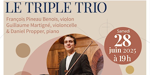 Le Triple Trio : violon, violoncelle, piano | Conservatoire Serge Rachmaninoff de Paris