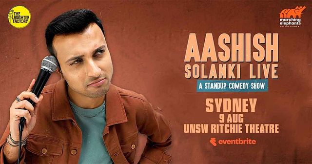 Ashish Solanki Live in Sydney | Ritchie Theatre, UNSW Kensington Campus