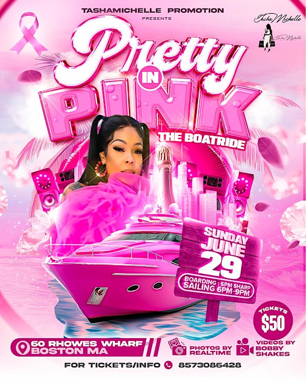 Pretty In Pink: The Boatride | 60 Rowes Wharf