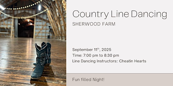 Line Dancing at Sherwood Farm | Sherwood Farm