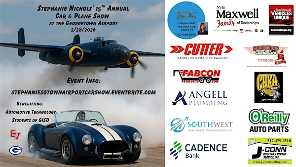 Stephanie Nichols' 15th Annual Car & Plane Show at Georgetown Airport | Georgetown Airport