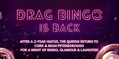 Drag Bingo at Cork and Bean Peterborough: The Madonna Edition | Cork and Bean Peterborough