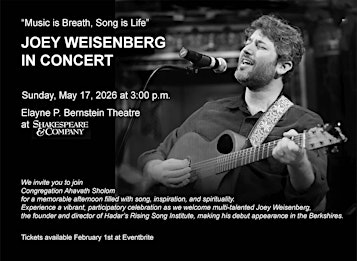Joey Weisenberg in Concert: Music is Breath, Song is Life | Elayne P. Bernstein Theatre