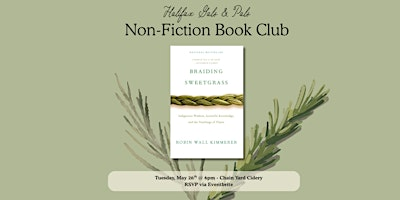 G&P May Non Fiction Book Club - Braiding Sweetgrass | Chain Yard Urban Cidery & Taproom