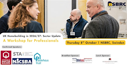 Professionals Workshop - produced by the NSBRC | The National Self Build & Renovation Centre