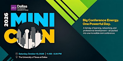 2026 AIGA Dallas Mini-Con | The University of Texas at Dallas