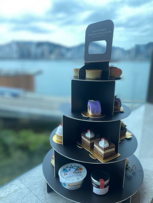 酒店房內慢慢嘆外賣下午茶🫖精緻甜品
