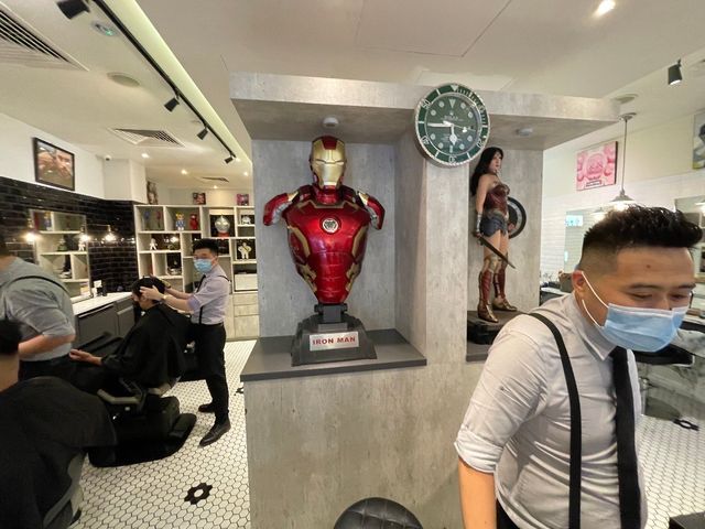 Get a haircut with Marvel superheroes 