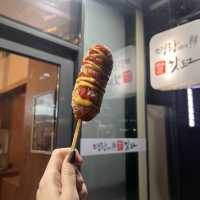 韓国/ソウル　大人気！食べ歩きの定番✨ハットグチェーン店❤️‍🔥