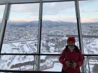 มาชิลชมวิวสวนมุมสูงจาก Goryokaku Tower