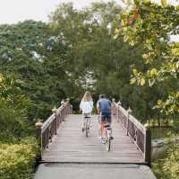  ไปปั่นจักรยานในสวน และขึ้นหอดูนกกัน #บางกะเจ้า