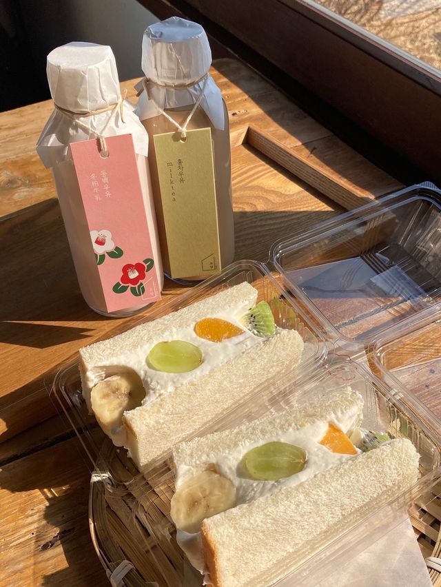 부산우유맛집 카페