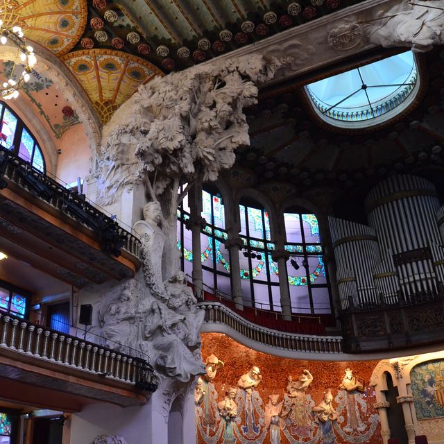  西班牙巴塞隆拿🎶 PALAU DE LA MUSICA CATALANA
