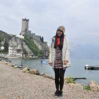 意大利MALCESINE🏰城堡上欣賞湖景